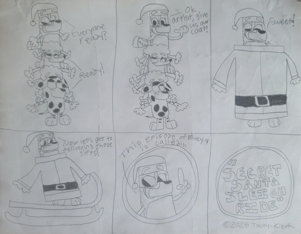 Secret Santa Riding Secret Santa Sleigh Ride (Part 1/2) by TostyKresth87 on DeviantArt