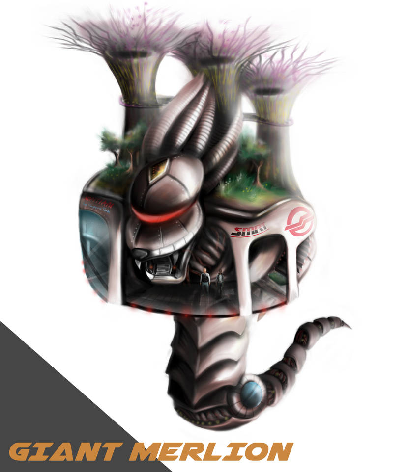 Giant Merlion Design by RandySunny on DeviantArt