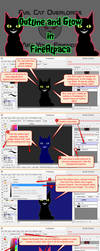 Outline and glow in FireAlpaca by obtusity