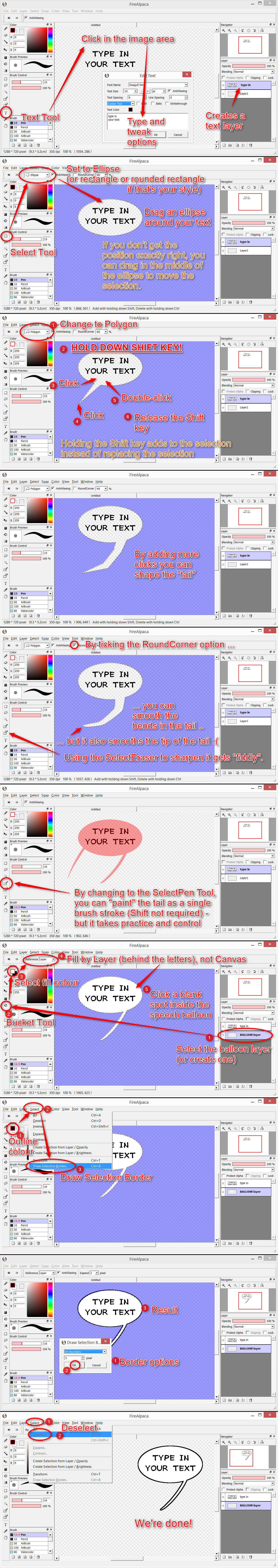 Speech Balloons In Firealpaca Using Selections By Obtusity On Deviantart Speech Balloons In Firealpaca Using Selections By Obtusity On Deviantart