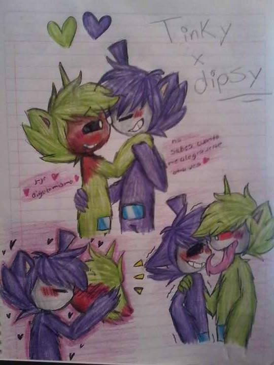 tinky winky x dipsy ( slendytubbies ) by katherine5721 on DeviantArt dipsy x tinky winky