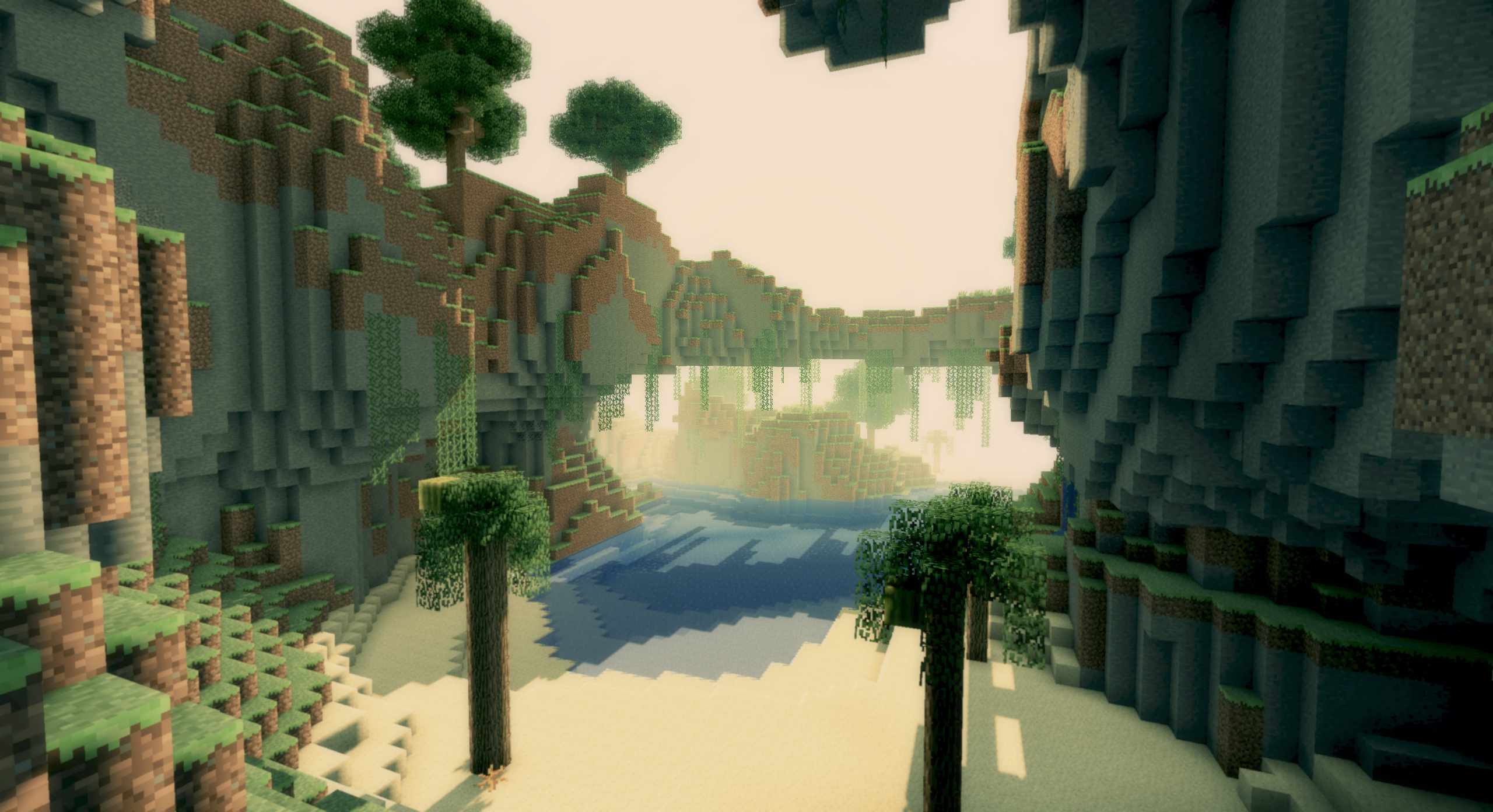 Minecraft - Une plage de reve !