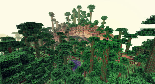 Minecraft - Une jungle faite-main