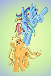 Applejack and Rainbow Dash