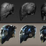 Scifi Biker Helmet