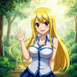 S-A + Lucy Fan Art #0001