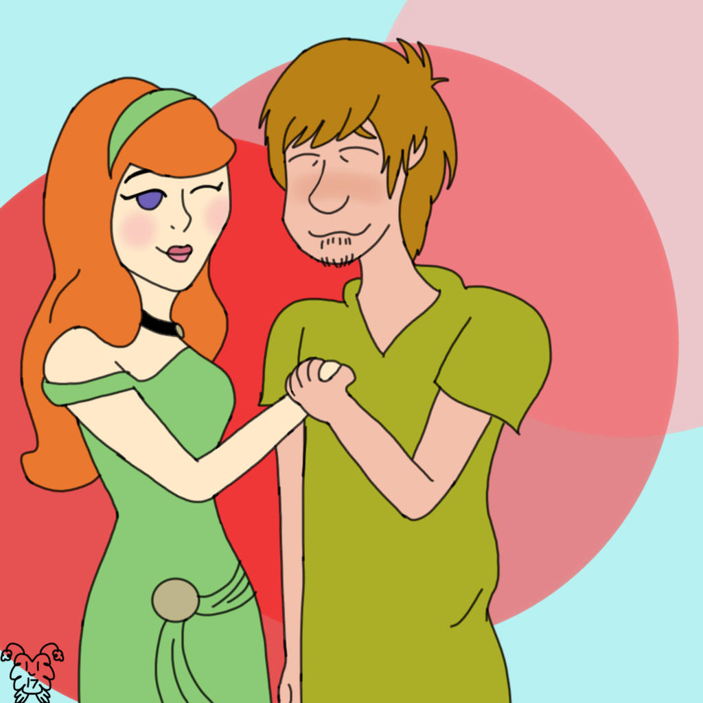 Shaphne Shaggy And Daphne Kiss Shaphne In, “Scooby Doo: Frankencreepy.”