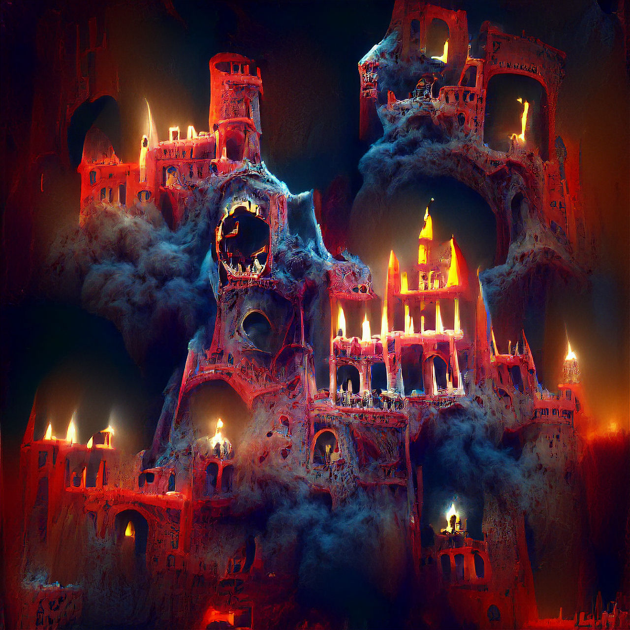 Inferno Castle by EternalLegacyArt on DeviantArt