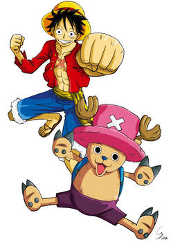 One Piece : Luffy et Chopper