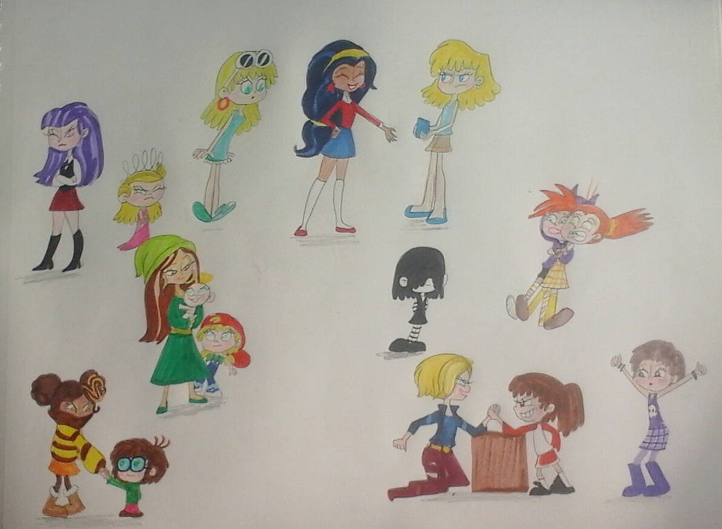 Loud Girls Meet Superhero Girls by MIXTOONS on DeviantArt
