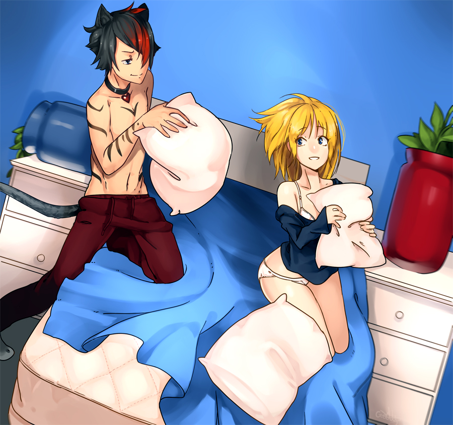 Pillow fight