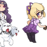 Three chibis