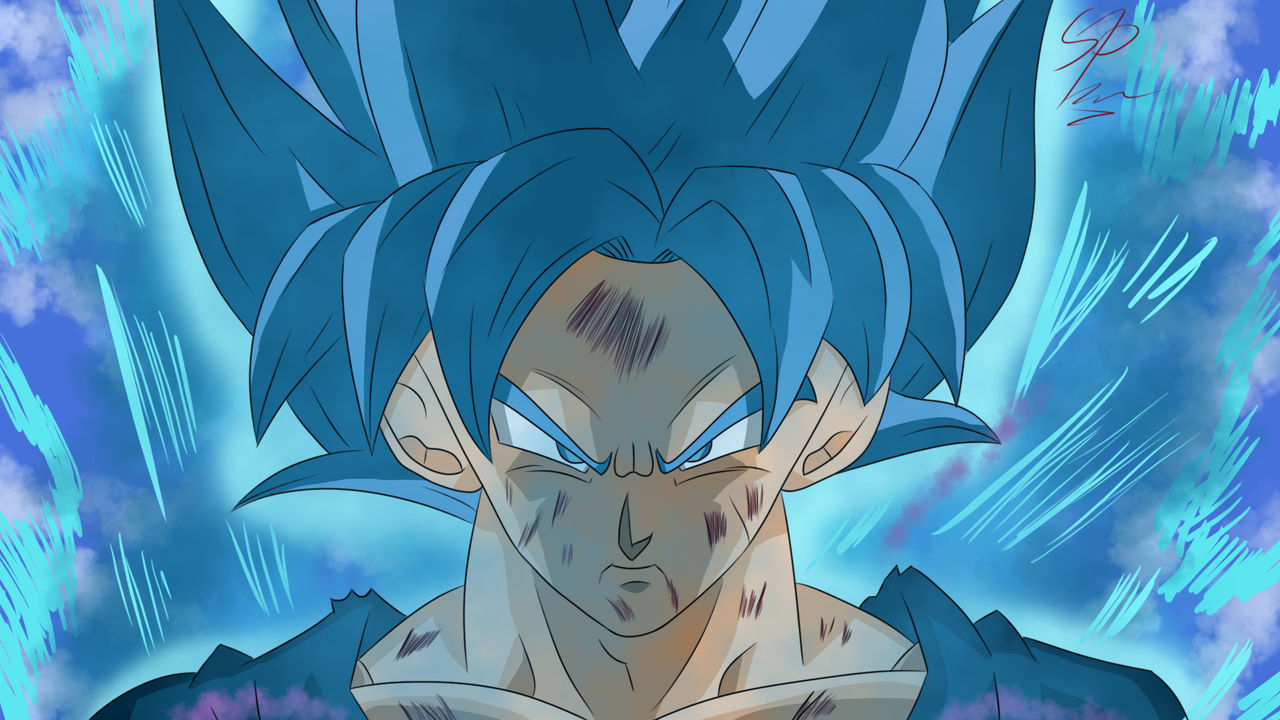 1280x720 Dragon Ball Super - Wallpaper - Goku [ super saiyan blue ] 