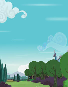 Garden Behind Canterlot High