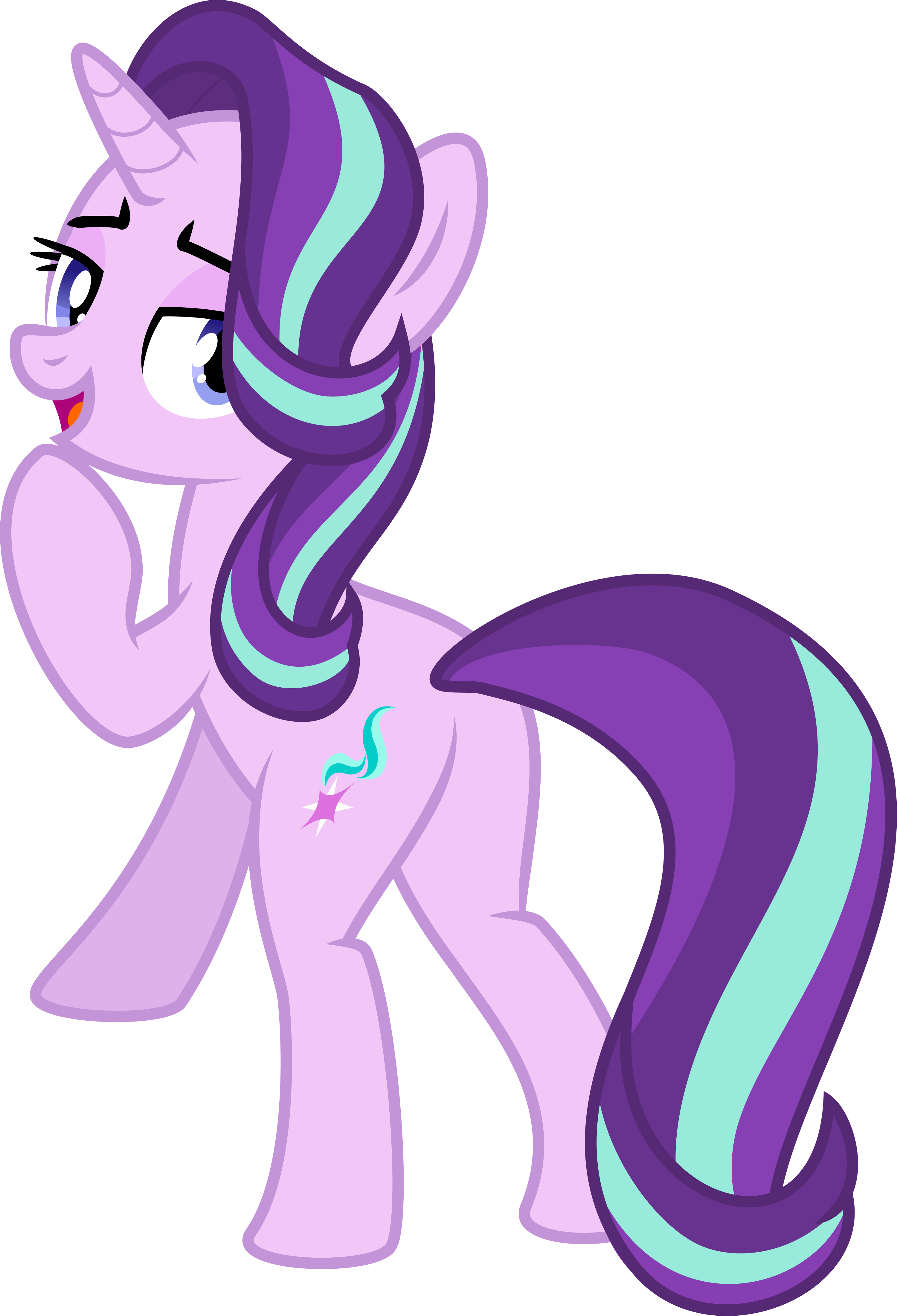 Starlight Backside Starlight Glimmer - Looking Back by Comeha on DeviantArt