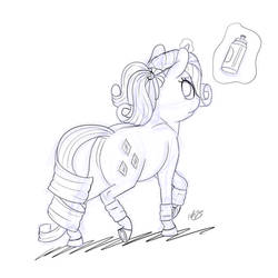 Rarity working out