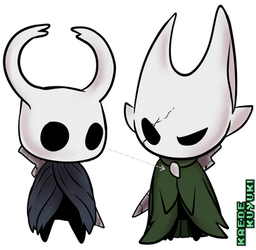 Hollow knight and Alfa knight