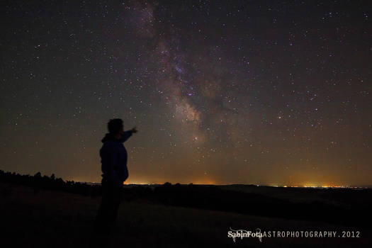 Loking at the Center of Milky Way