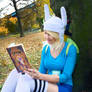 Fionna from adventure time : time to read