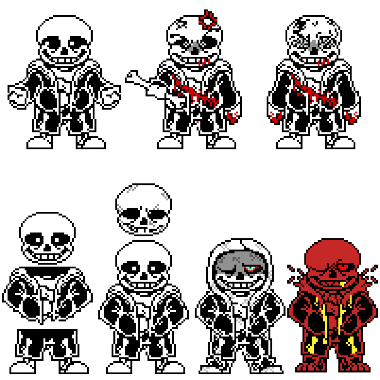 New Sans sprite that is small this time by k0ys0y on DeviantArt