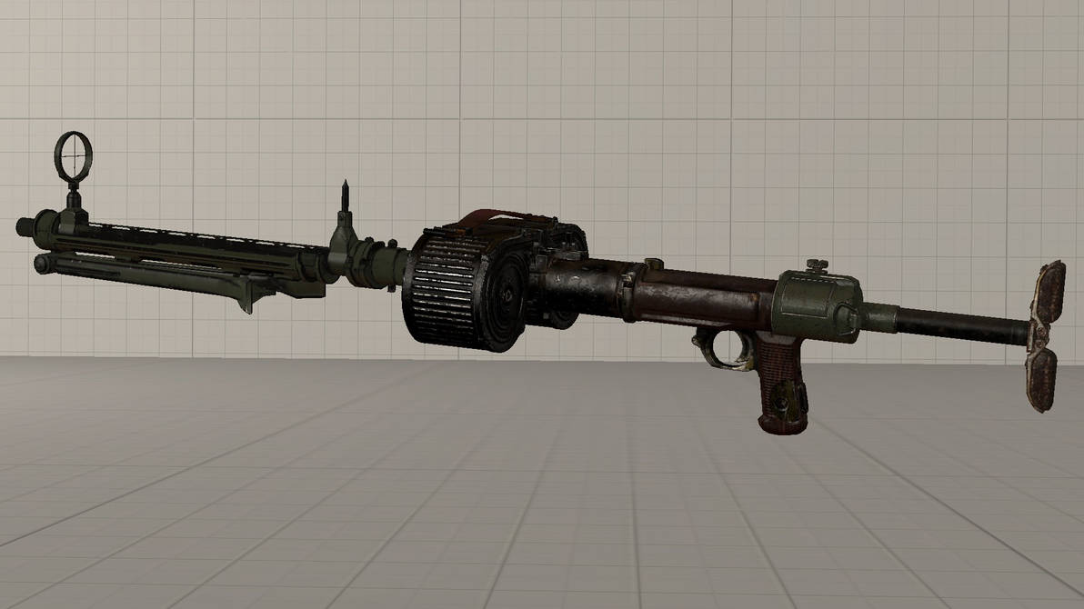 CoD WWII Rheinmetall MG15 Ground Model by Portugueseotaku on DeviantArt