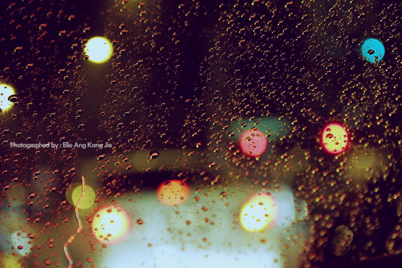 Bokeh and rain