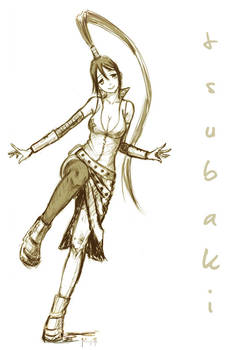 Soul Eater : Tsubaki sketch