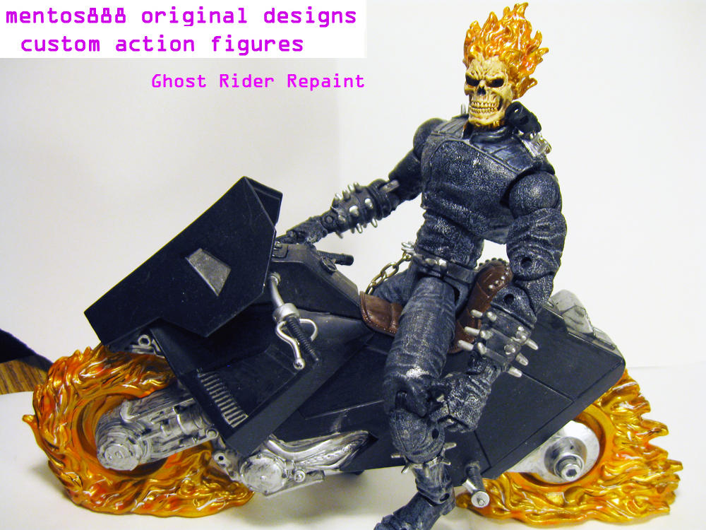 Ghostrider Figure and Bike Repaint by mentos888 on DeviantArt