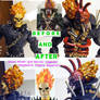 360 Video Vengeance Ghost Rider Figure Repaints