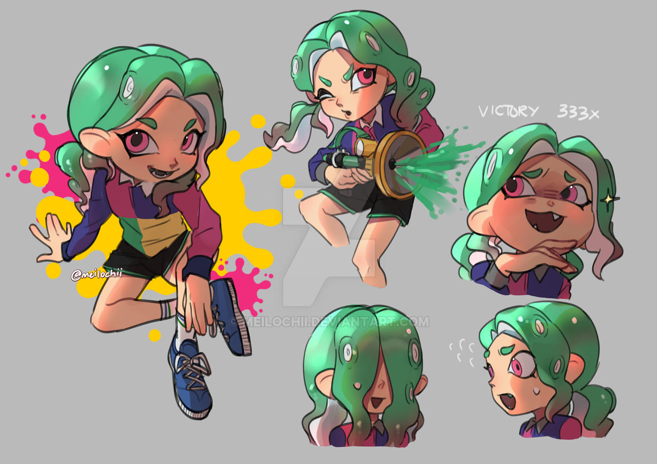 Splatoon Sani Splatoon 3 Sona by meilochii on DeviantArt