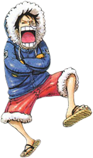 Luffy winter render