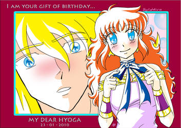 Happy B-day Hyoga by CastaliaDoragon