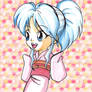 Chibi Botan YYH - Acuarela