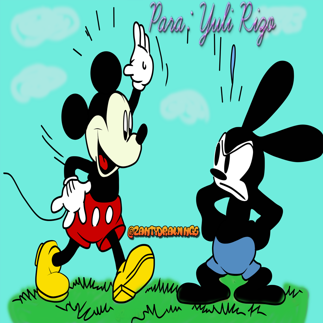 Mickey Mouse | Oswald The Lucky Rabbit by zantydrawings on DeviantArt