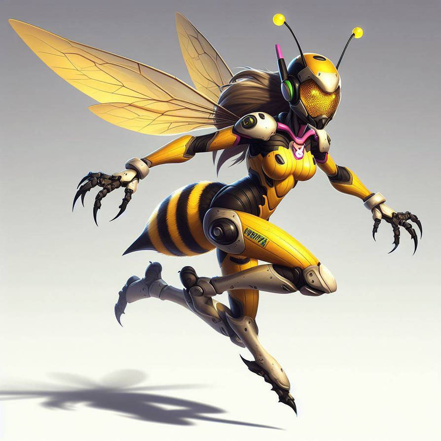 Queen Bee R63 Queen bee d.va by Superstar208 on DeviantArt