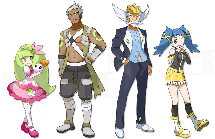 My Elite 4 by Nyjee on DeviantArt