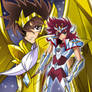 Seiya and his succesor: Pegasus Koga