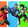 Characters composition.