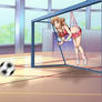 Commission Asuna soccer wedgie