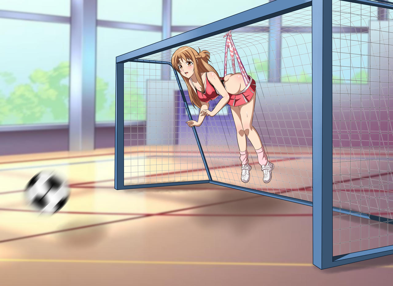Commission Asuna soccer wedgie