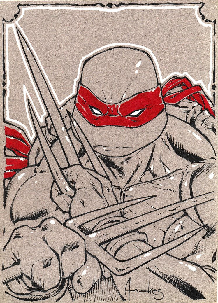 TMNT Raph cardboard by UltimateRubberFool on DeviantArt
