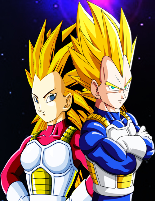 Vegeta SSJ and Articha SSJ