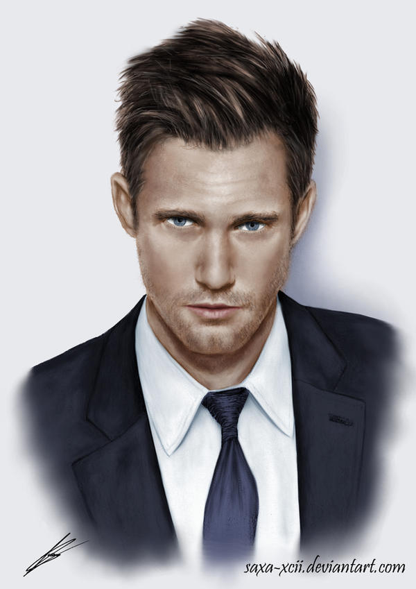 Alexander Skarsgard drawing.