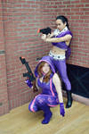 Kinzie and Asha - Saints Row IV - Super Homies by zhobot