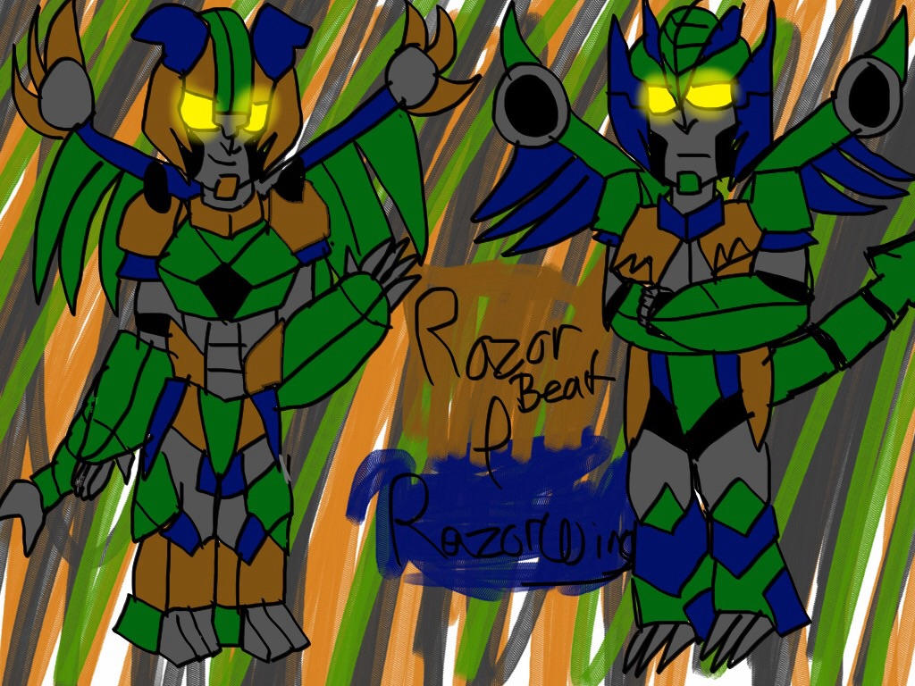 Transformers Razor Wing TF Oc predacon twins razorwing and Razorbeak by Starsharmony on DeviantArt