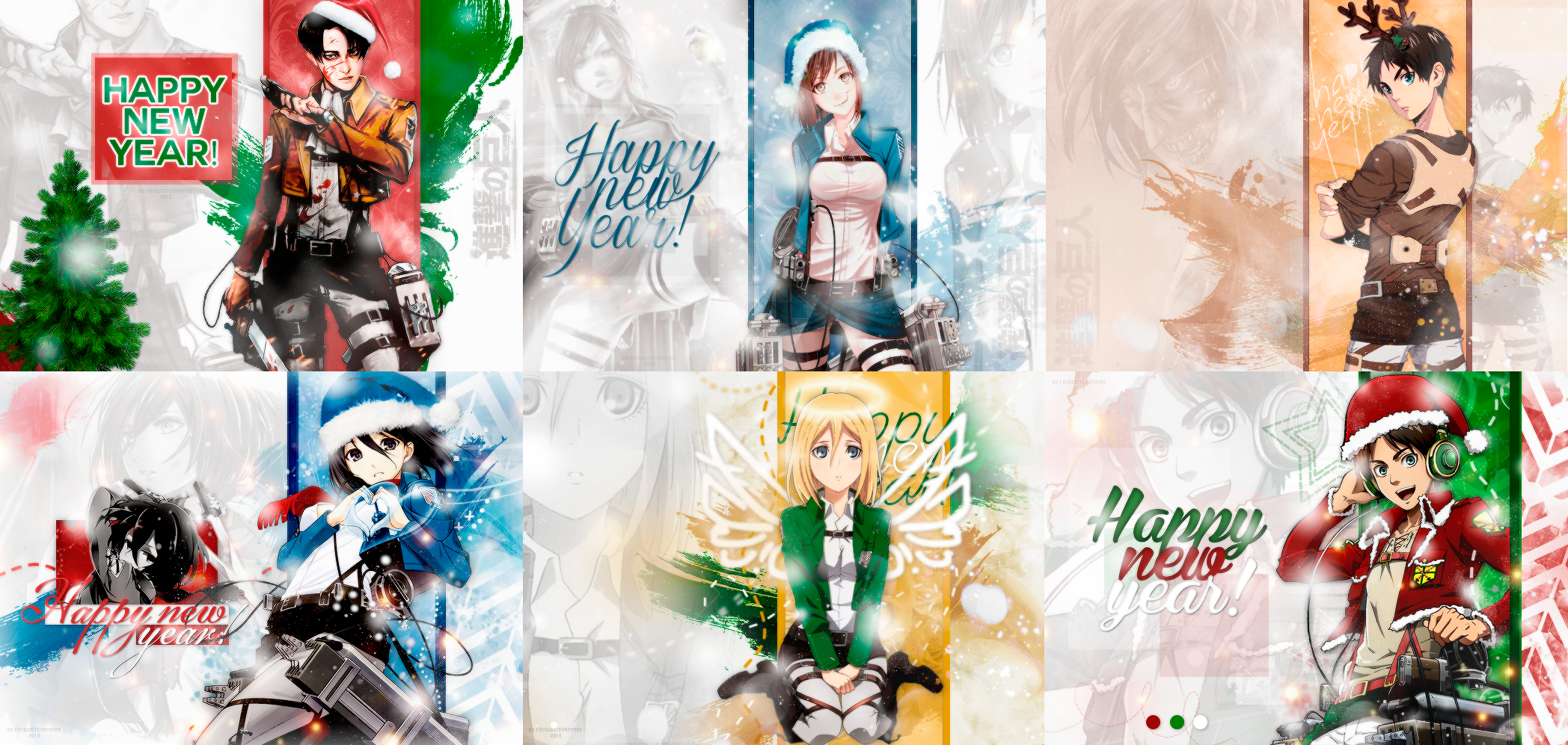 Shingeki no Kyojin.Happy New Year(+Eren)