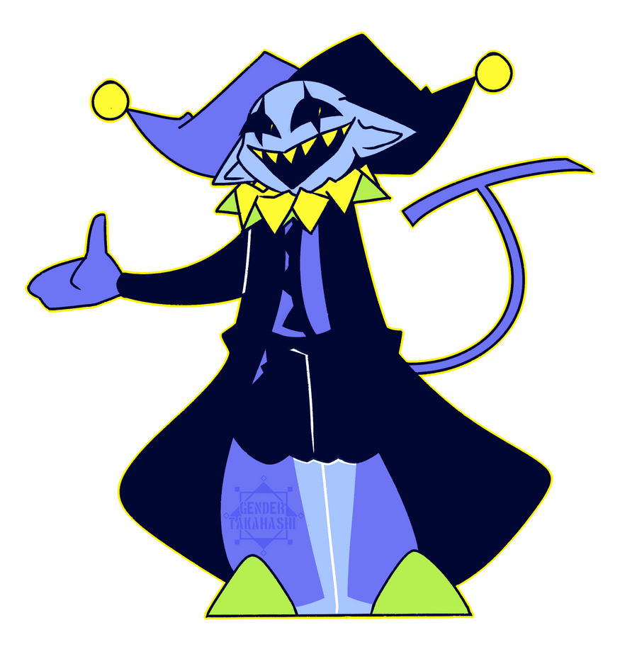 DeltaRune|Jevil by GenderTakahashi on DeviantArt