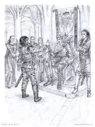 Beren at Felagund's throne