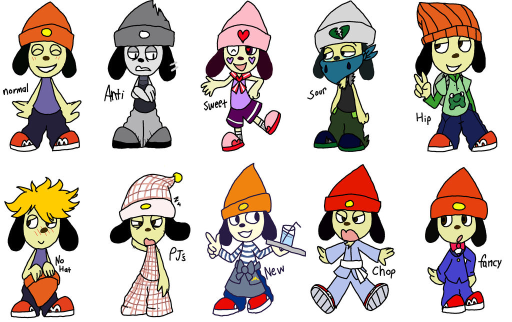 Parappa Evolution ~Versions of Parappa~ by BossSwagMaster on DeviantArt