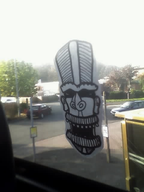 tribal on a bus